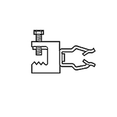 Erico BCXXPSM Easy installing beam clamp (Box of 100)