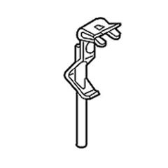 Erico 6AXX Beam Clamp Threaded Rod Hanger (Box of 100)