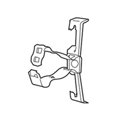 Erico XZ34XXM Drop wire or Flange Clip (Package of 100)