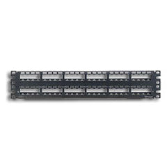 Panduit® CPP48WSBLY 48 Port Mini-Com® Modular Patch Panel with Faceplate, Pack of 10