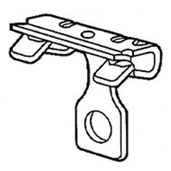 Erico 2H4 Hammer on Flange Clip (Package of 100)