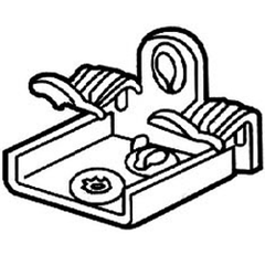 Erico M24 Hammer-On Flange Clip