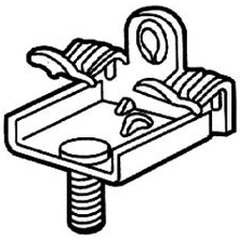 Erico M24S Hammer-On Flange Clip