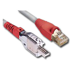 Siemon T2E2-01M-B01L TERA Category 5e, 2-Pair TERA-to-shielded MC5 Modular Plug, LS0H Cable Assembly Patch Cord