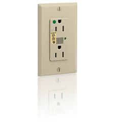 Leviton 8280 Hospital Grade, Surge Duplex with Indicator Light & Audible Alarm