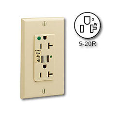 Leviton 8380 Hospital Grade, Surge Duplex with Indicator Light & Audible Alarm