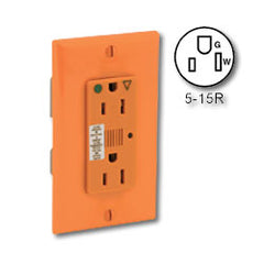 Leviton 8280-IG Hospital Grade, Isolated Ground, Surge Duplex with Indicator Light & Audible Alarm