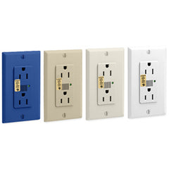 Leviton 7280 Industrial Grade, Surge Duplex with Indicator Light & audible Alarm