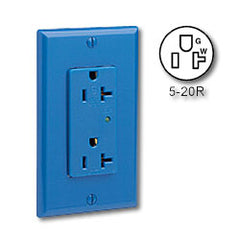 Leviton 5380 Industrial Grade, Surge Duplex with Indicator Light