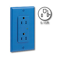 Leviton 5280-IG 125V Decora Plus Industrial Grade Surge Protector with Indicator Light