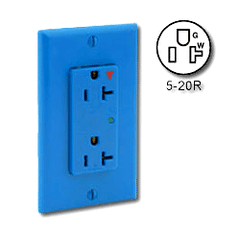 Leviton 5380-IG Industrial Grade, Isolated Ground, Surge Duplex with Indicator Light