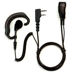 Pryme SPM-300EBIL Medium Duty Lapel Mic for Icom Radios