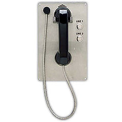 Allen Tel GB59VA-LH Single Line Phone with Automatic 2 Number Dialer Less Housing