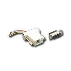 ICC ICDB15 DB-15 Modular Adapter - M-F to 6/8 P C