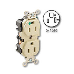 Leviton 8200 Back and Side Wired Duplex Receptacle