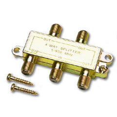 Allen Tel CT414 Coaxial Splitter - 4 Way