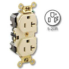Leviton 5362 Wide Body NEMA 5-20R Duplex Receptacle