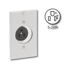 Leviton 5361-CH Single Clockhanger Receptacle