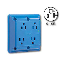 Leviton 5480 Surge Protective Four-In-One 2-Pole 3-Wire Grounding 15A/125V Receptacle