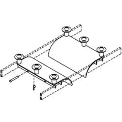Chatsworth Products 12100 Runway Radius Drop, Cross Member
