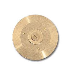 Hubbell SF2525 Round Floor Box Cover with Carpet Flange - Combo 2-1/8" / 3/4" Receptacle