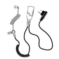 Pryme SPM-1303 Medium Duty Lapel Mic with Acoustic Tube Earphone for Motorola Radios