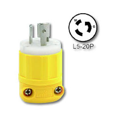 Leviton 23CM-11 20 Amp 125V Locking Plug