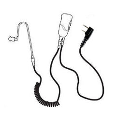 Pryme SPM-3001 SPM-3000 Series Medium Duty Low Profile Surveillance Kit for Kenwood, Relm Radios