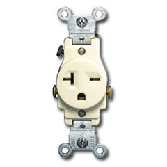 Leviton 5821 Side Wired 20A 250V Single Receptacle