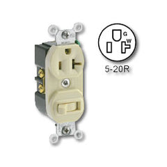 Leviton 5335 Single-Pole Switch/Receptacle
