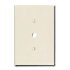 Leviton 86113 1-Gang Phone/Cable .406 inch Diameter Hole Device Oversized Wallplate