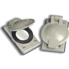 Leviton WP2 3 Wire, 4 and 5-Wire Locking Flanged Inlet Outlet Industrial Weather-Resistant Cover