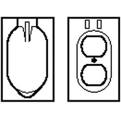 Leviton 4926 Duplex Receptacle Die-Cast Zinc Weather-Resistant Covers