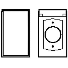 Leviton 4980 Single Receptacle 20 or 30A Locking Thermoplastic Weather-Resistant Covers