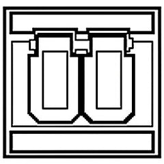 Leviton 4986 Oversized Duplex Receptacle Device Thermoplastic Weather-Resistant Covers