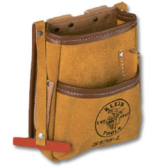 Klein Tools, Inc. 5125L 5-Pocket Tool Pouch - Leather