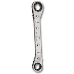 Klein Tools Inc. 68238 Fully Reversible Ratcheting Offset Box Wrench - 1/2" x 9/16"