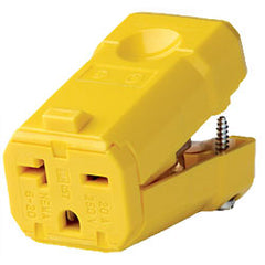 Leviton 5459-VY 20A 250V Industrial Grade NEMA 6-20 Connector