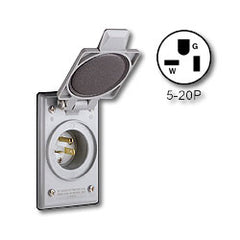Leviton 15378-CWP 20A-125V Standard Wire Wells NEMA 5-20 Plug