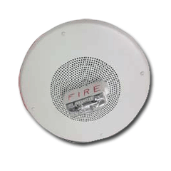 Wheelock S8-24MCC Ceiling Mount Speaker with Field Selectable Candela Settings of 15/30/75/95 CD