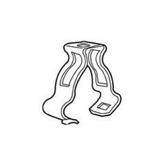 Erico 24M Conduit Clip, 1 1/2" (Pkg of 100)