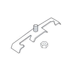 Erico 4Z4S Multi-Function Clip with 1/4 - 20 Stud and Hex Nut (Package of 100)