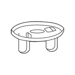 Erico 4WN Thread Impression Washer Wing Nut, 1/4"-20