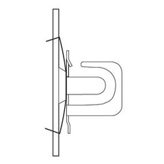 Erico MCS1004Z Pre-Riveted Factory Assemblies (Package of 100)