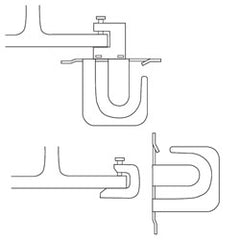 Erico MCS100BC Pre-Riveted Screw-on Factory Assemblies (Package of 100)