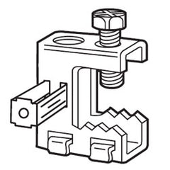 Erico BCISN375 Beam Clamps Thru 1/2" Flange, 3/8" Smart Nut (Package of 100)