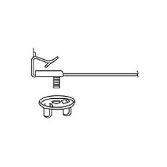Erico CM24S Retainer Strap Assemblies, Stud (Package of 50)