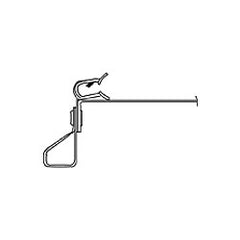 Erico C4TI24 Retainer Strap Assemblies, Threaded Rod (Package of 50)