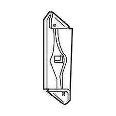 Erico 4J2438 Bulb Tee Clips, 1/4" Carriage Bolt (Package of 100)