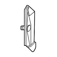 Erico 4J2438S Bulb Tee Clips, 3/8" Long 1/4"-20 Stud